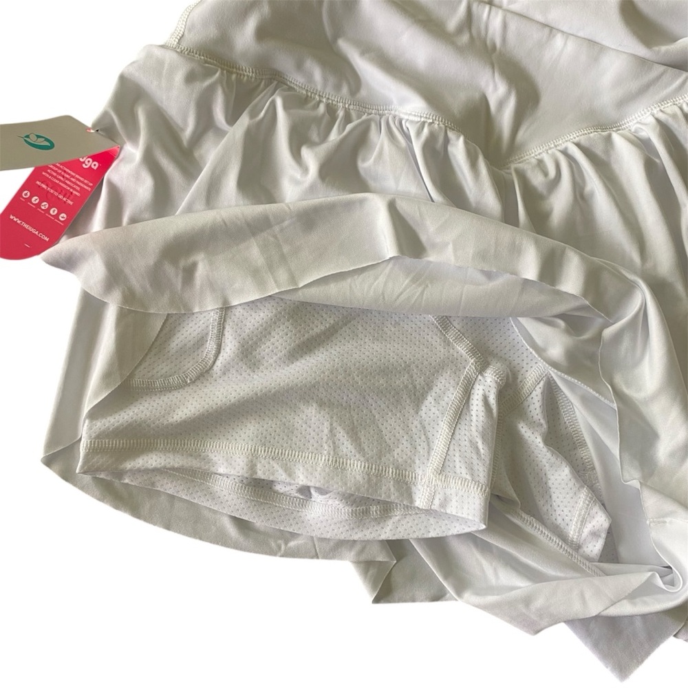 IUGA Flowy Butterfly Shorts Crossover Running High Waisted Athletic Skort Sz M - Picture 7 of 10